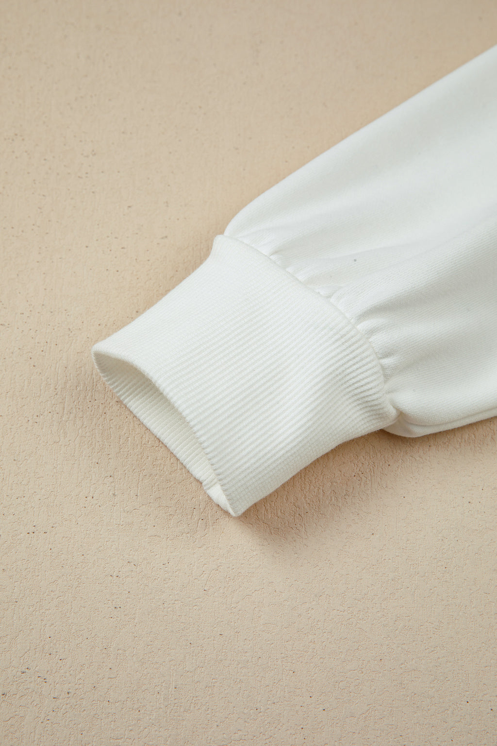 Black Bow Sequin XOXO Letter Graphic Exposed Seam Baggy Sweatshirt