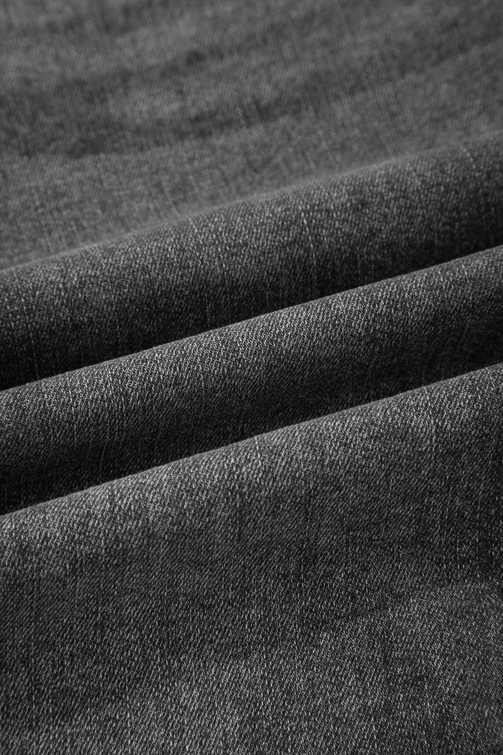 Dearlove Myosotis Irregular Distressed Bottom Denim Midi Skirt